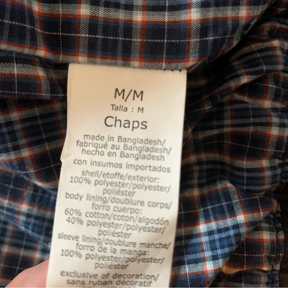 Black Chaps Men’s Dress Jacket Size Medium - Picture 10 of 10